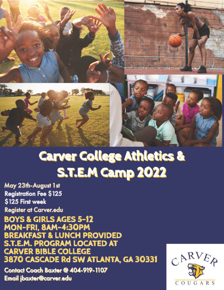 Carver College Athletics and STEM Camp 2022